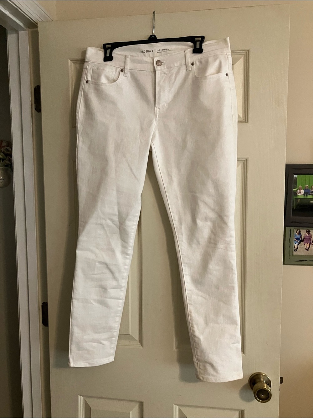 Old Navy White Women's Skinny Jeans